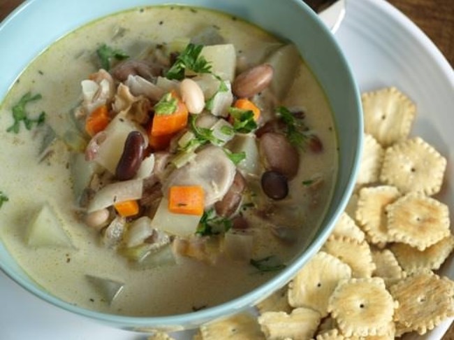 15 Bean Clam Chowder