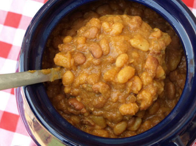 Maple Bacon Baked Beans