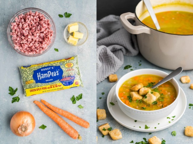 Split Pea Soup with Ham