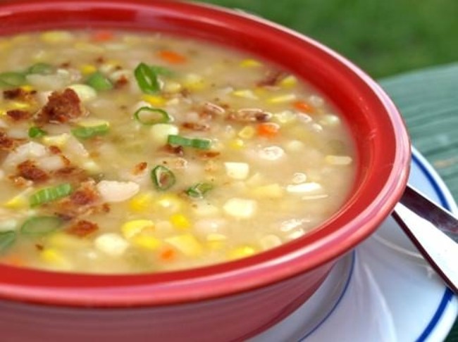 Sweet Corn and White Bean Chowder