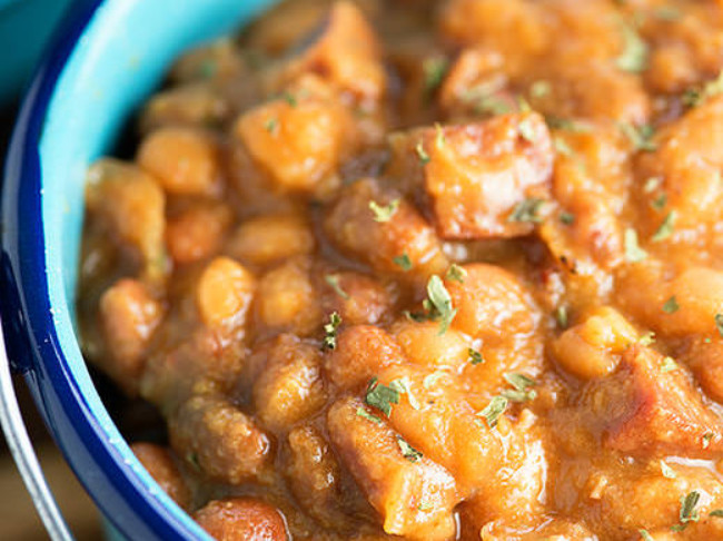 Baked Beans with Ham