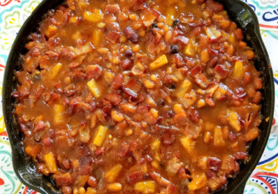 382 Pineapple Bacon Baked Beans 2 Pn