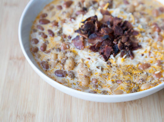 Bacon Cheeseburger Chili