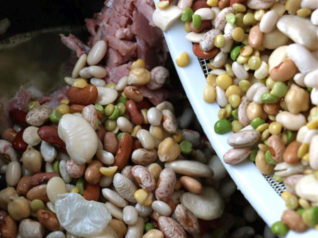 Honey Ham and Beans