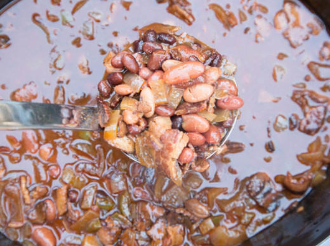 Slow Cooker Cowboy Beans