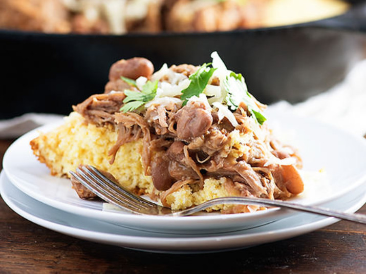 Green Chile Pulled Pork and Pintos