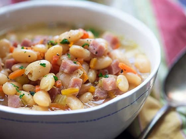 White Bean and Ham Soup