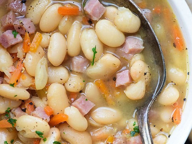 White Bean and Ham Soup