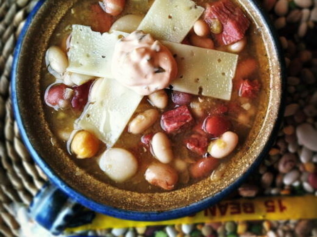 NYC Reuben Bean Soup