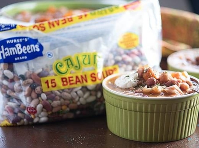 Slow Cooker Cajun Ham & Beans