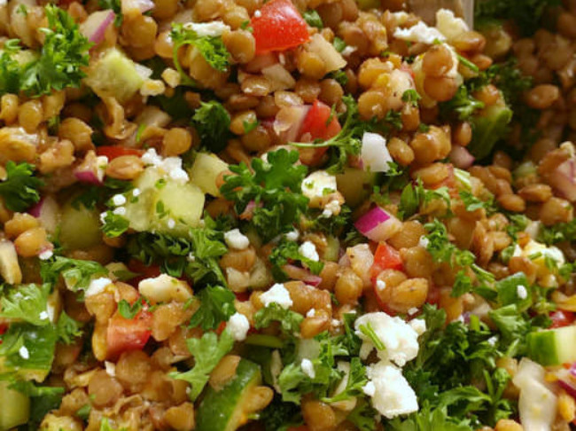 Mediterranean Lentil Salad