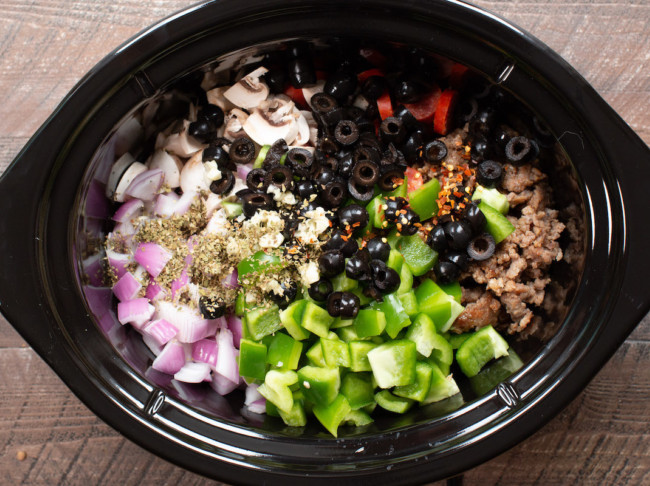 Slow Cooker Pizza 15 Bean Soup