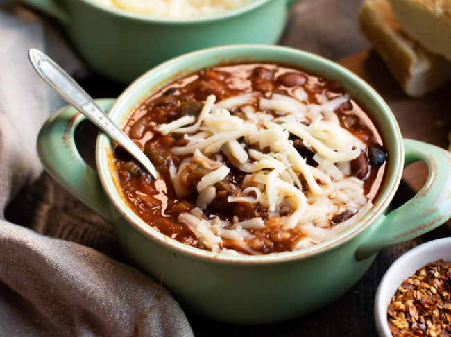 Slow Cooker Pizza 15 Bean Soup