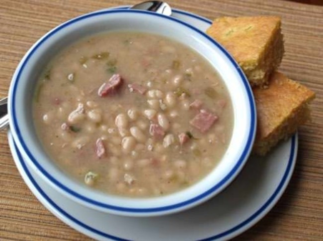 Navy Bean Soup (aka Senate Bean Soup)