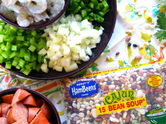 Shrimp & Sausage 15 BEAN Gumbo