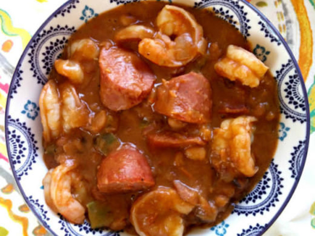 Shrimp & Sausage 15 BEAN Gumbo