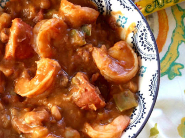 Shrimp & Sausage 15 BEAN Gumbo