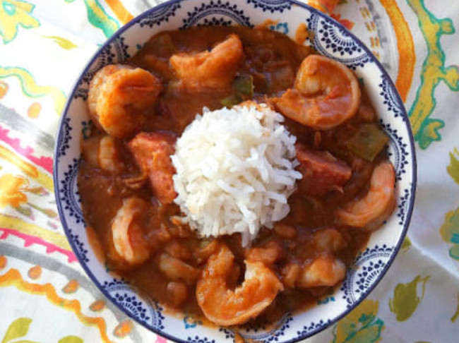 Shrimp & Sausage 15 BEAN Gumbo