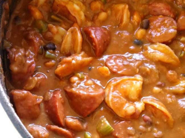 Shrimp & Sausage 15 BEAN Gumbo