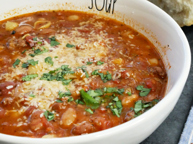 Italian Bean Soup with Sausage