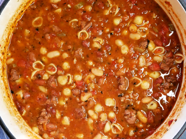 Italian Bean Soup with Sausage