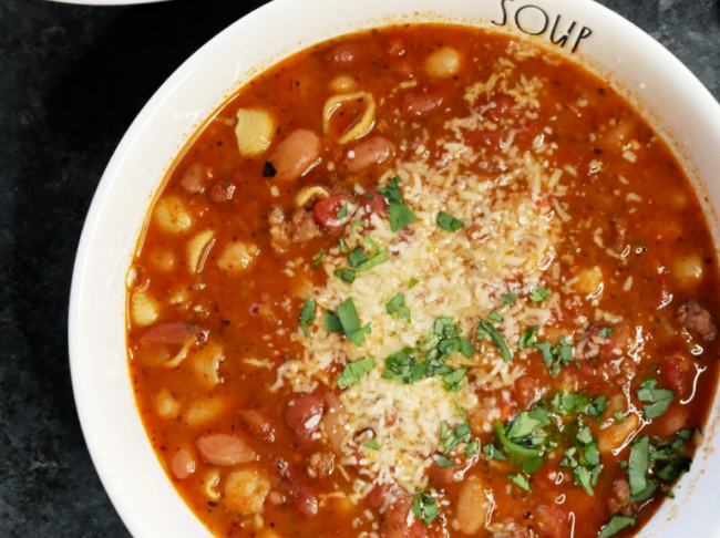Italian Bean Soup with Sausage