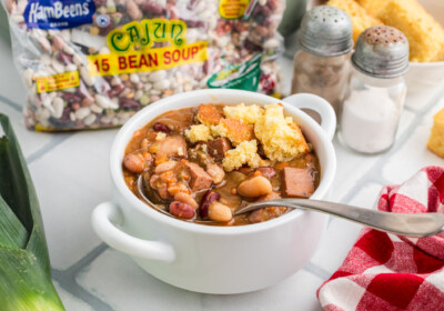 Slow Cooker Smoked Turkey Cajun 15 Bean Soup 26