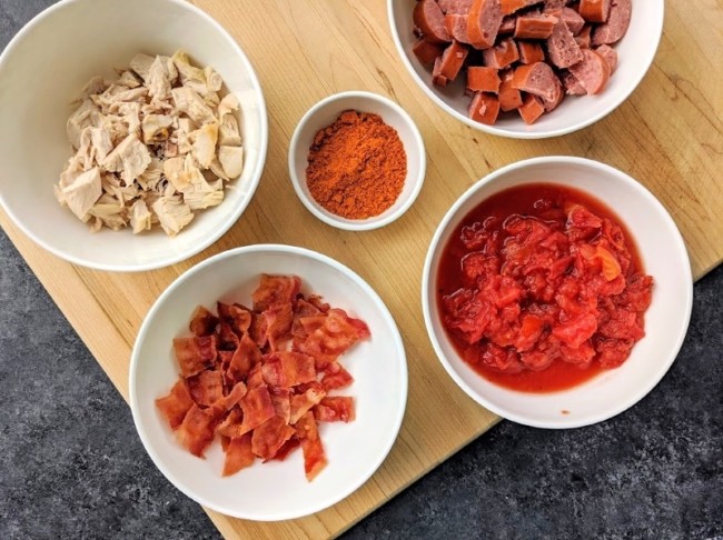 Cajun 15 BEAN SOUP with Sausage, Chicken, and Bacon